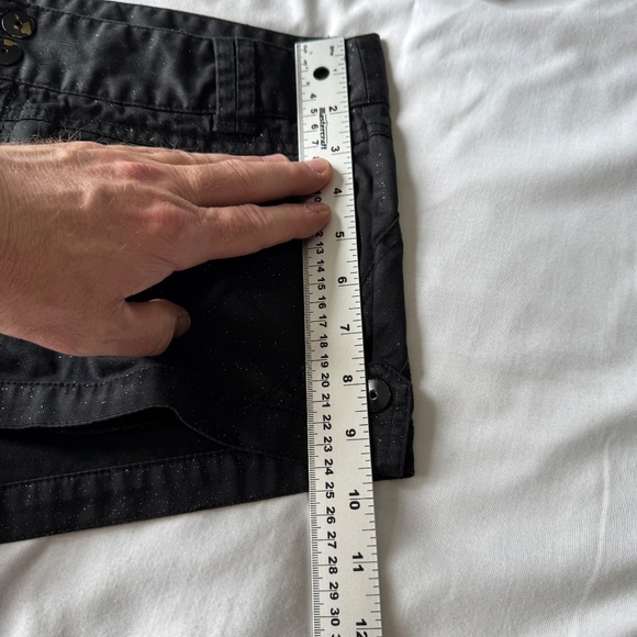 Zara trf Collection Women's Glitter Shortie Shorts Black 10 Summer Festival 1.5" - Picture 13 of 15